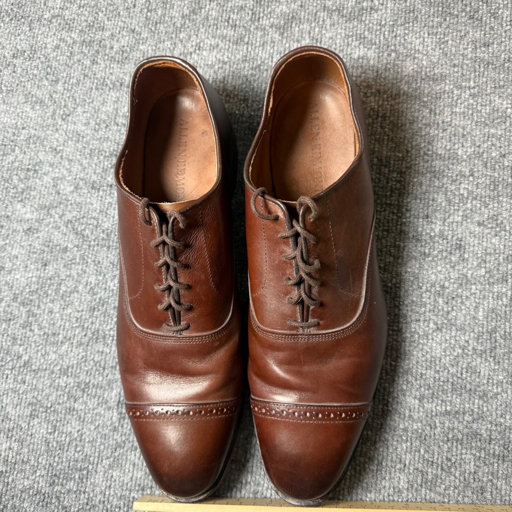 Allen Edmonds Brown Cap Toe Oxford Dress Shoes 13 B – Bench Welt – Leather Sole‎